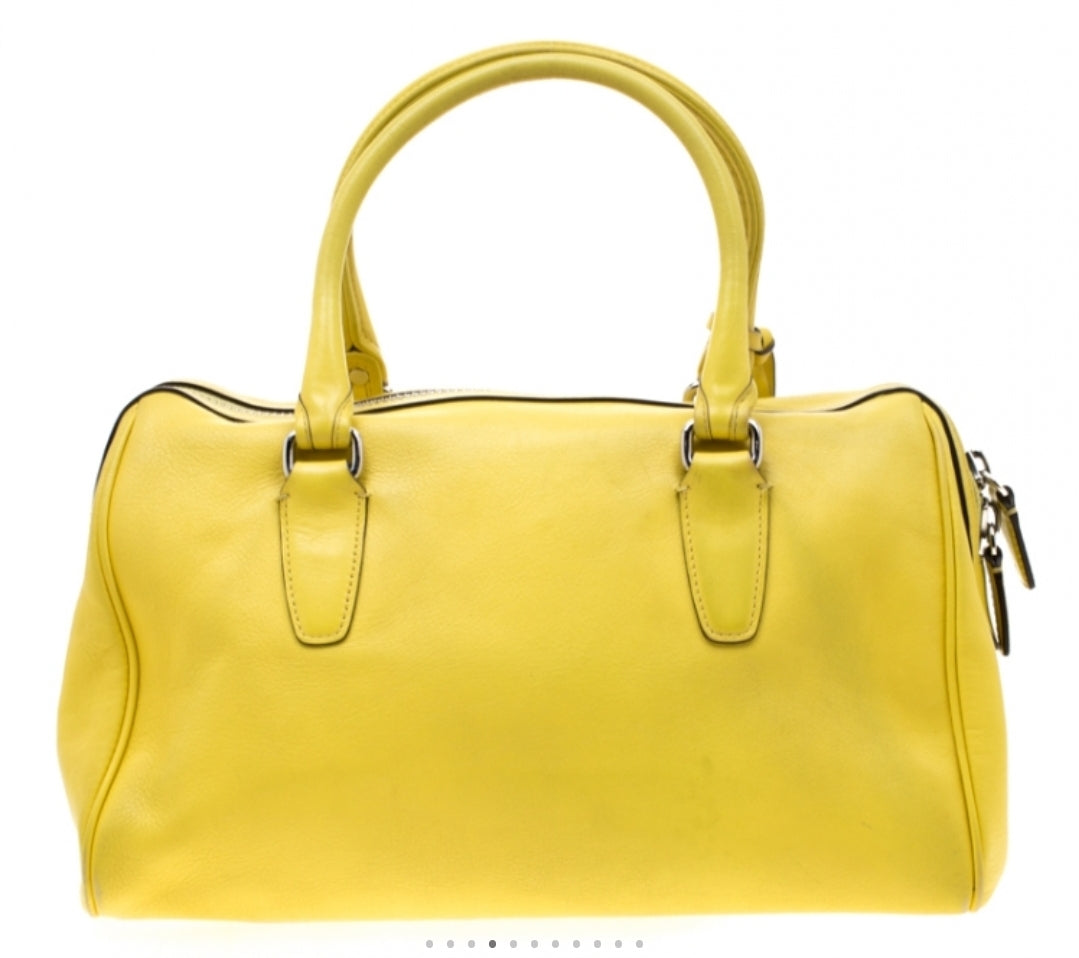 Coach Haley Handbag Lemon hot Yellow