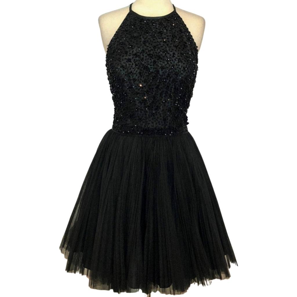 SHERRI HILL 32335 Black A-line Short Dress Size 10 Style Exchange Boutique PGH SHERRI HILL 32335 Black A-line Short Dress Size 10 Style Exchange Boutique PGH