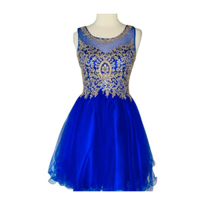 BOUTIQUE Short Gown Royal Blue Size XS