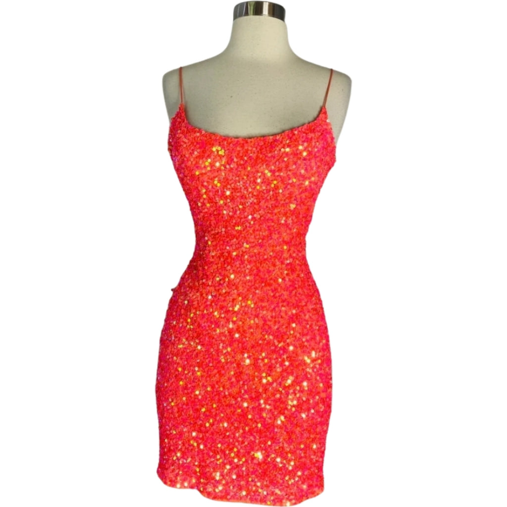 PRIMAVERA Style 3351 Short Coral Size 00 Gown