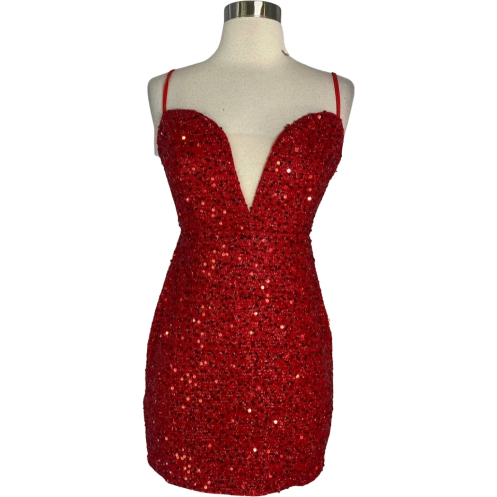 BOUTIQUE Short Fitted Cocktail Dress Red NWT (Multiple Sizes Available)
