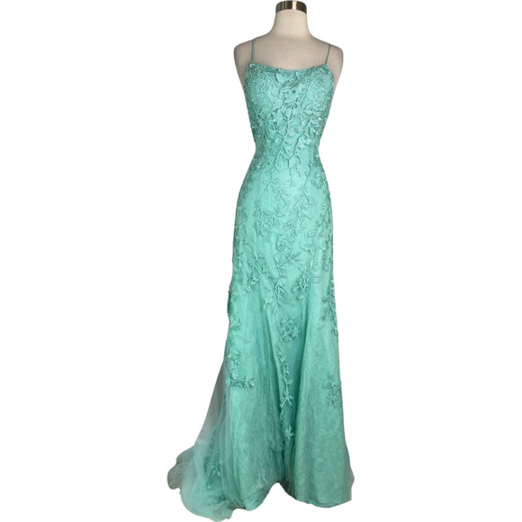 BOUTIQUE Long Gown Mint Green Size 4