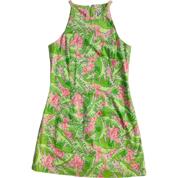 Lilly Pulitzer Short Dress Pink and Green Size 2