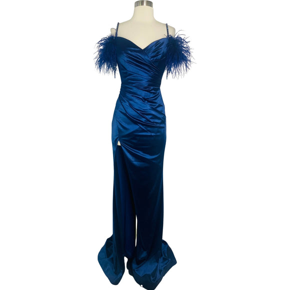 VIENNA Style #7949 Long Gown Navy Size 00