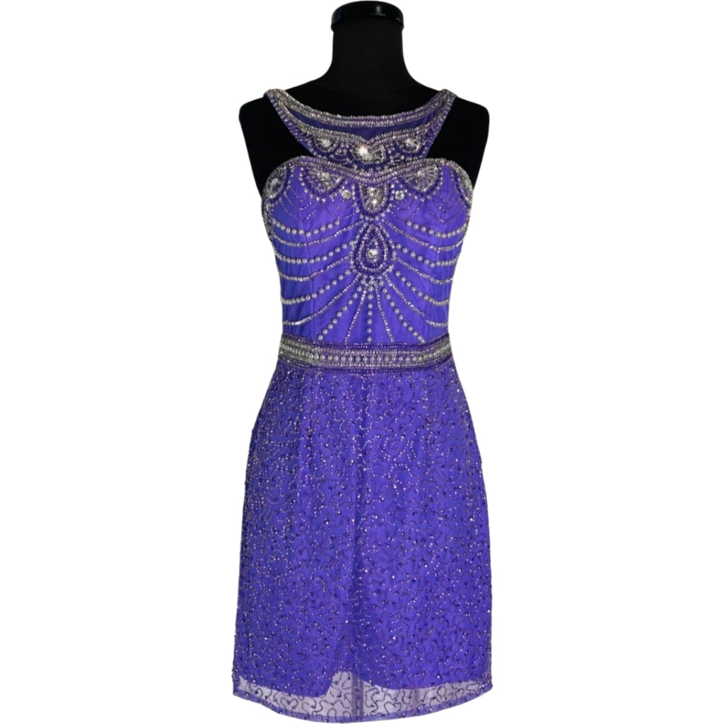 SHAIL K Short Dress Purple Size 8