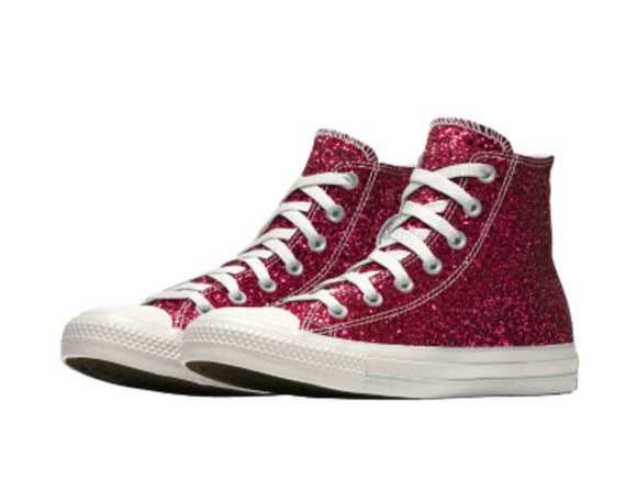 CHUCK TAYLOR CONVERSE Sneakers Pink Glitter Size 5.5/7.5 NIB