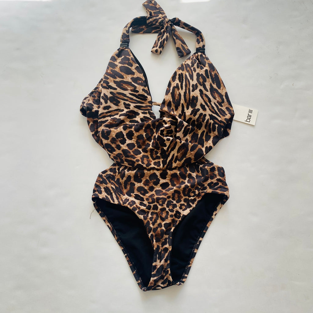 BAR III One Piece Leopard Swimsuit Size XS NWT Style Exchange