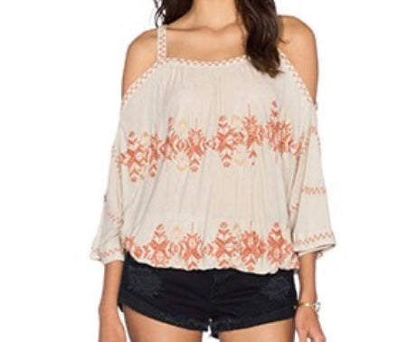 FREE PEOPLE South By Southwest Top Dune Size Medium NWT