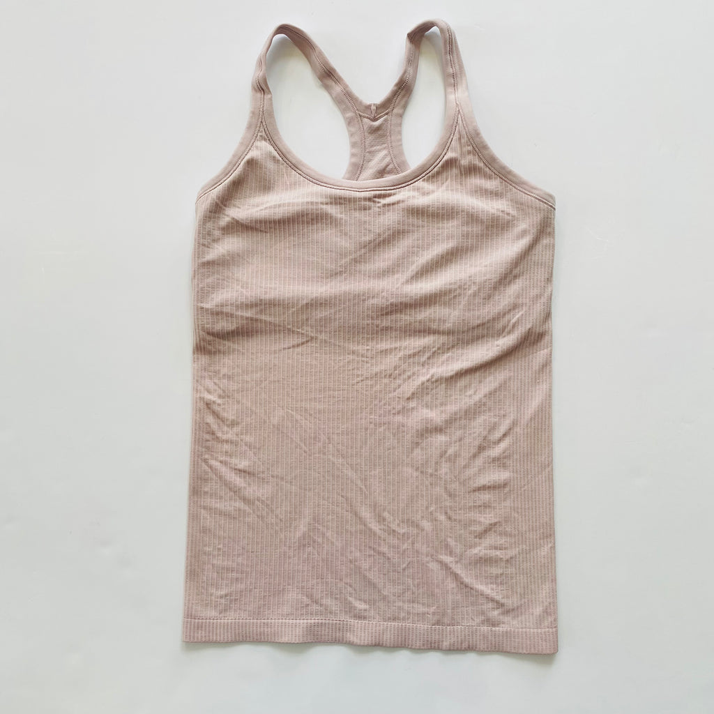 lululemon flush pink bag LULULEMON Ribbed Ebb To Street Tank Flush Pink Size 8 – Style Exchange Boutique PGH