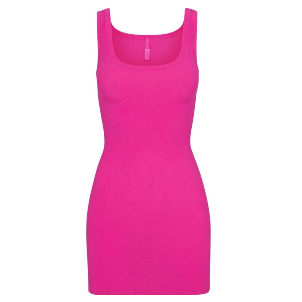 SKIMS Tank Mini Dress Hot Pink Size Small NWT – Style Exchange