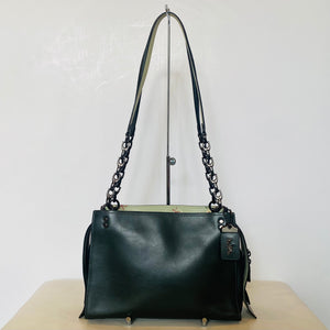 COACH Rogue Shoulder Bag Ivy Bag With Floral Bow Print Interior