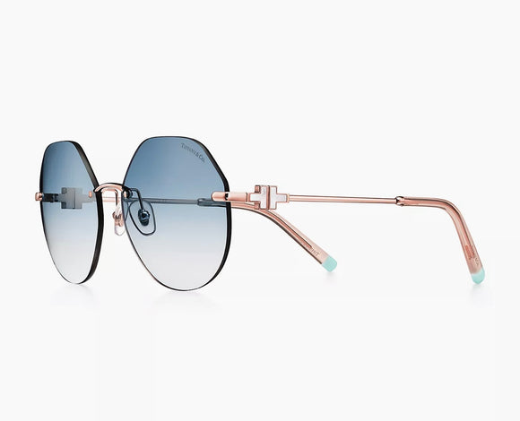 TIFFANY & CO Hexagonal Sunglasses Style # TF3077 NWT