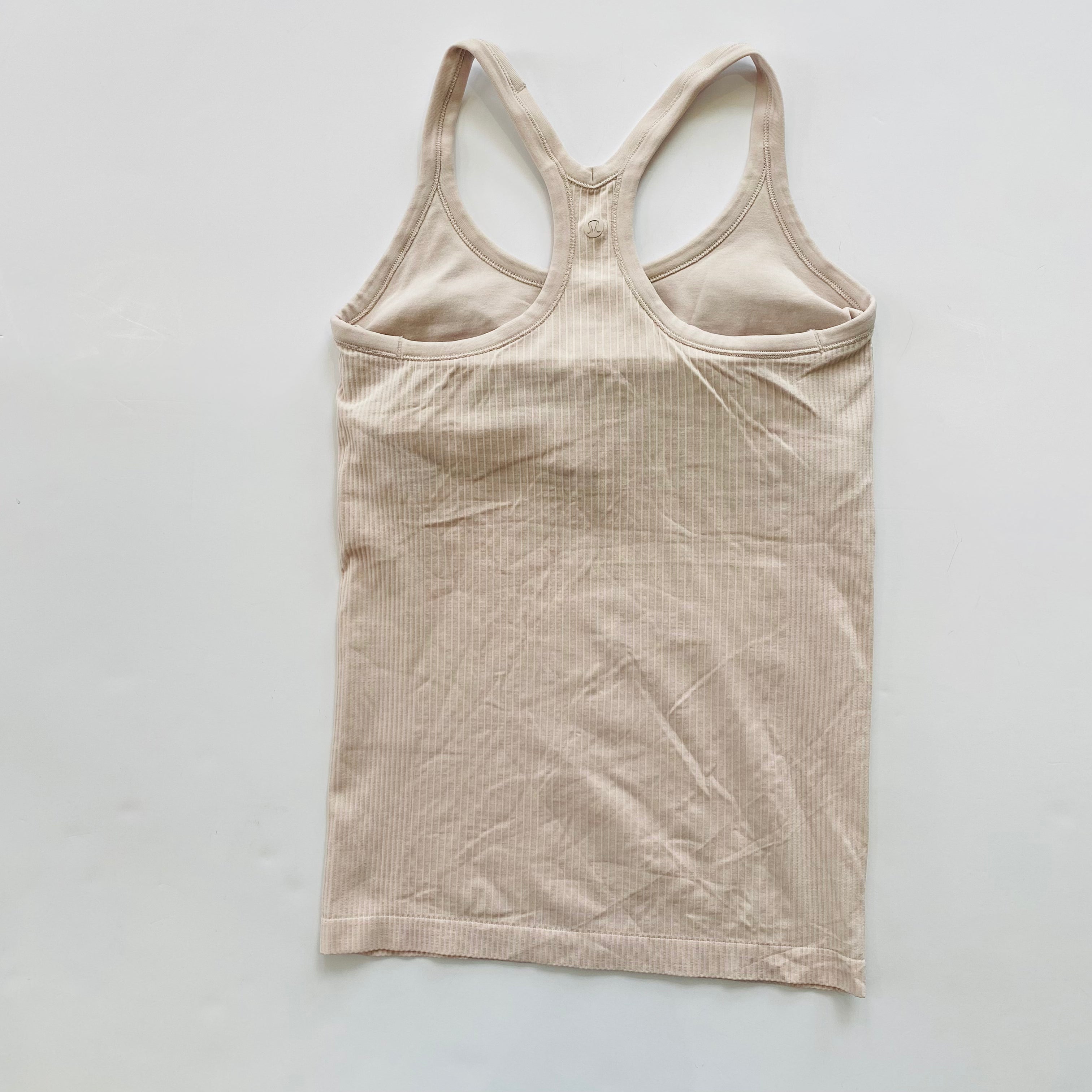 Lululemon Ebb to Street Cropped Racerback Tank Top *Light