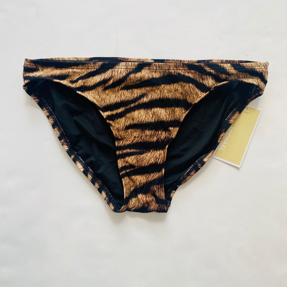 MICHAEL KORS Bikini Bottoms Tiger Print Size Small NWT
