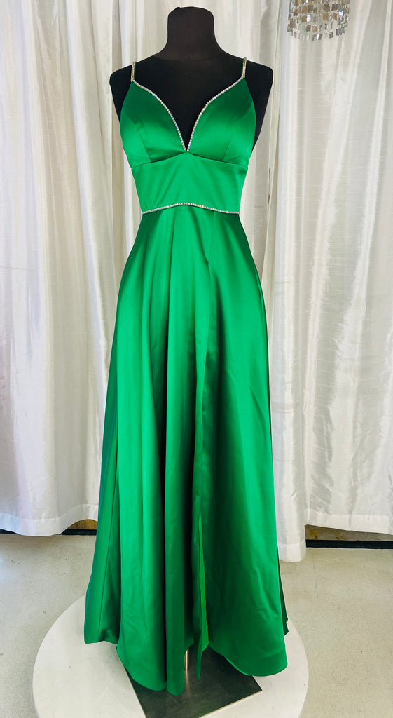 JVN BY JOVANI Style #68314A Emerald Size 00