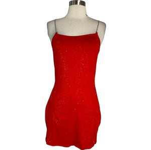 BOUTIQUE Short Fitted Cocktail Dress Red Size Medium NWT