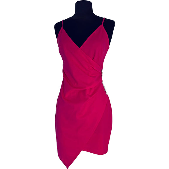 BOUTIQUE Short Dress Hot Pink Size Medium