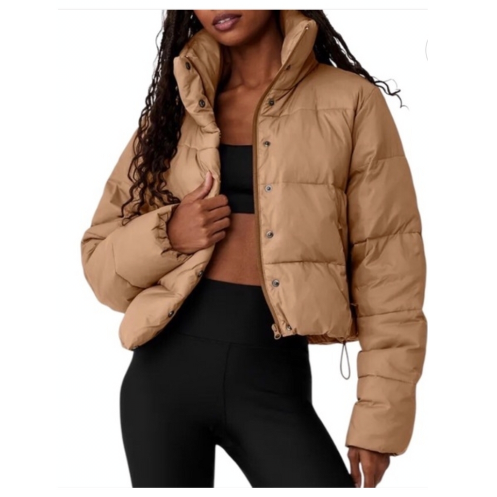 ALO Yoga Rush Puffer Toasted Almond S