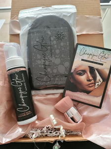 CHAMPAGNE GLOW Sunless Tanning Mousse and Mitt Set