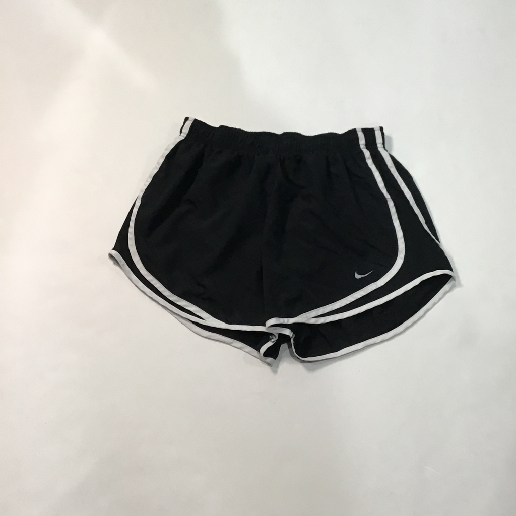 NIKE Black & White Dri-Fit Shorts Size L