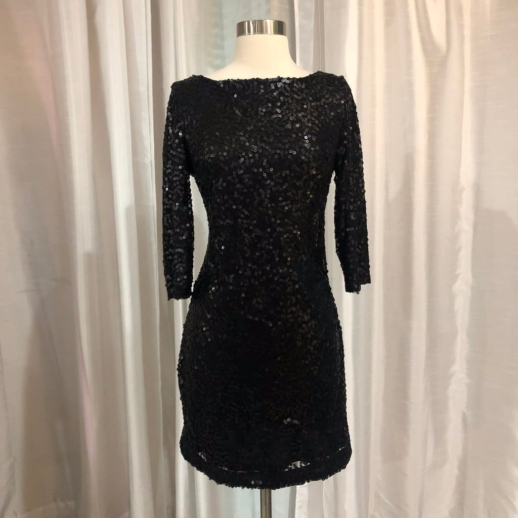 Jessica Howard Short Black Sequin Gown Size 4 & 8 – Style Exchange Boutique  PGH