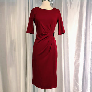 SPENCE Ruby Red Short Sheath Dress Size 4 & Size 8 NWT