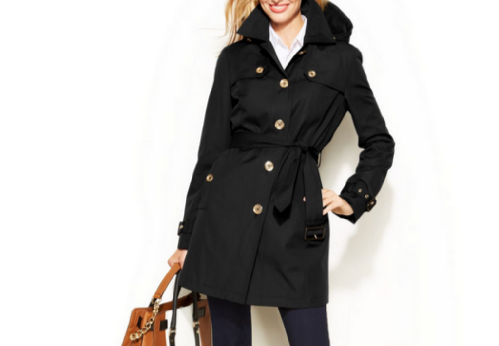 Michael kors top coats black
