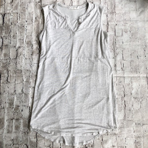ATHLETA Grey T-Shirt Tank Top Dress Size XL