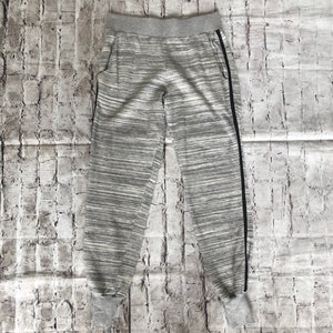 BEYOND YOGA Heather Grey Side Striped Joggers Size S