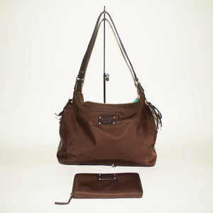KATE SPADE Brown Shoulder Bag & Wallet