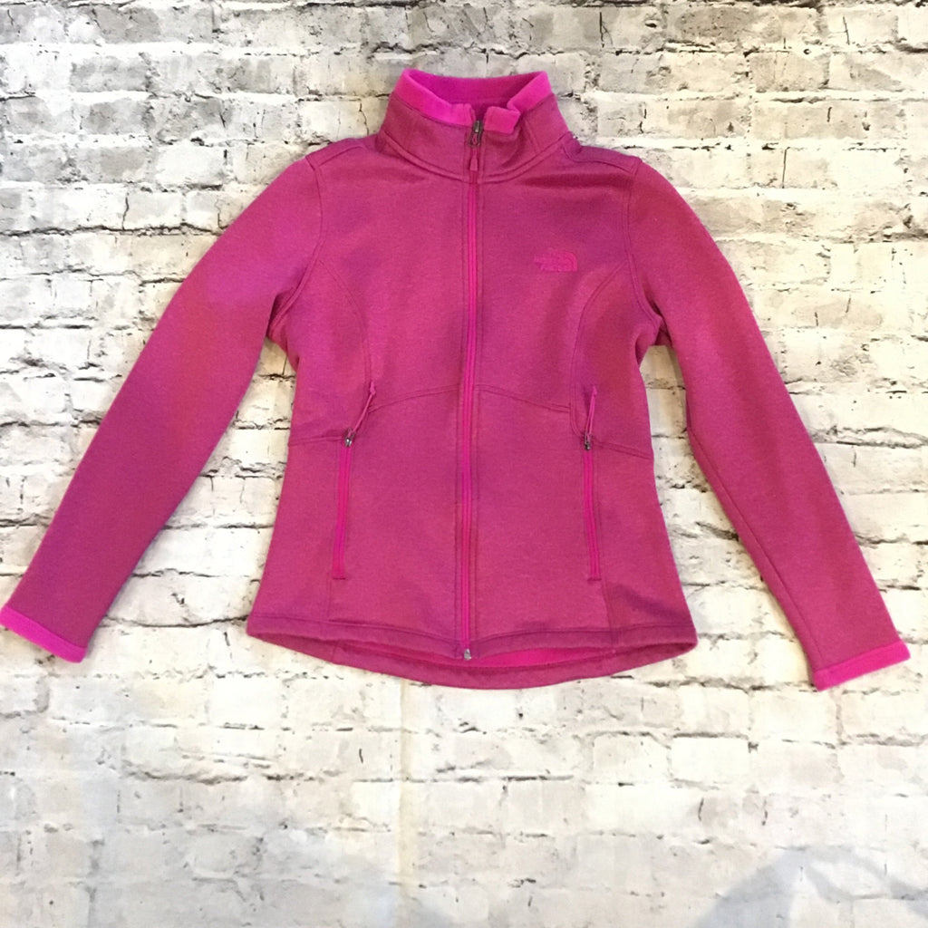THE NORTH FACE Pink Full Zip Fleece Jacket Size S