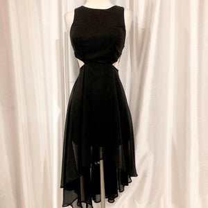 BOUTIQUE Black High-Low Dress Size 6