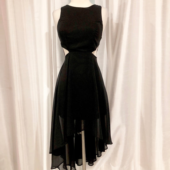 BOUTIQUE Black High-Low Dress Size 6