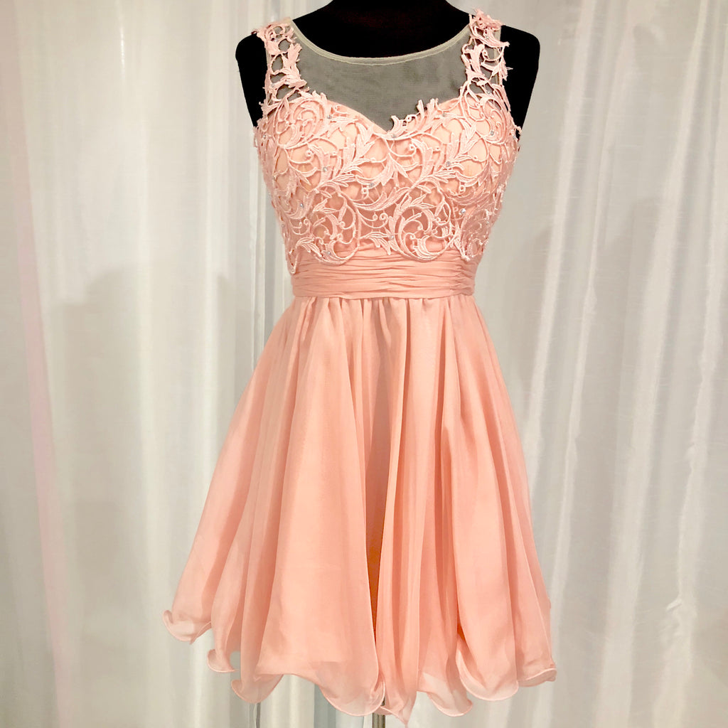 NARIANNA Short Blush Gown Style Exchange Boutique PGH NARIANNA Short Blush Gown Style Exchange Boutique PGH