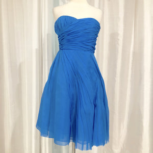 blue betsey johnson dress Polkadot Corset Hand wash BETSEY JOHNSON Short Strapless Blue