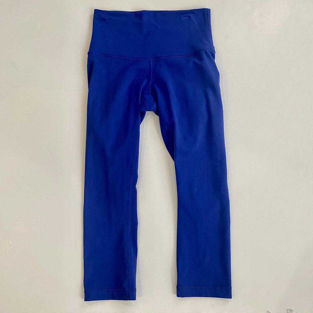 LULULEMON Blue High Waist Capri Leggings Size 6 – Style Exchange Boutique  PGH