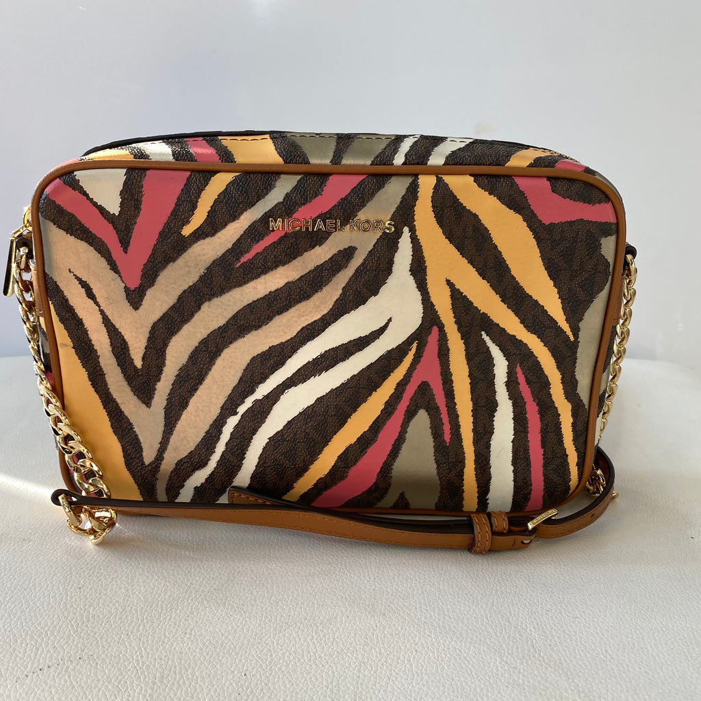 Michael kors animal print 2025 crossbody