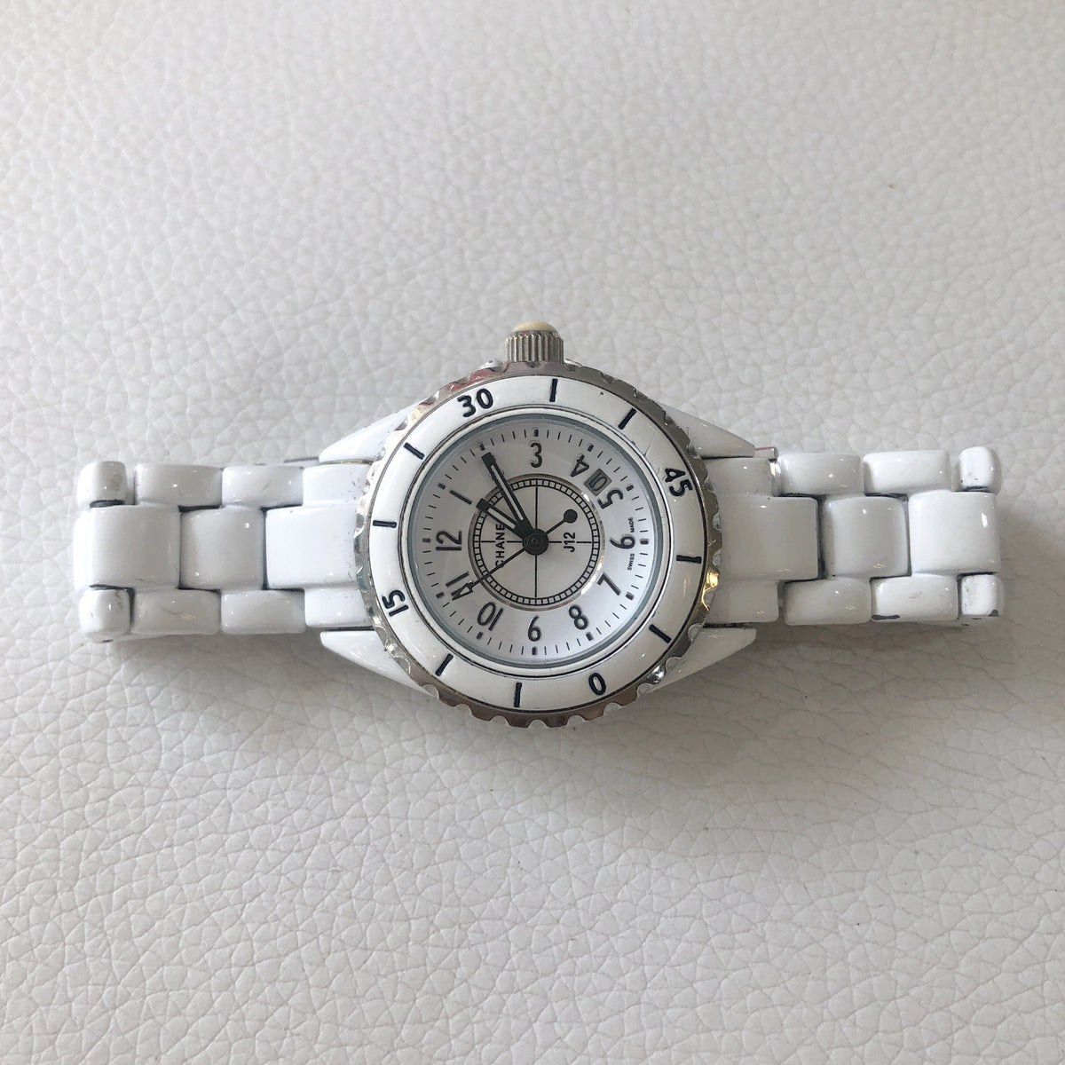 CHANEL J12 30mm White Ceramic Watch