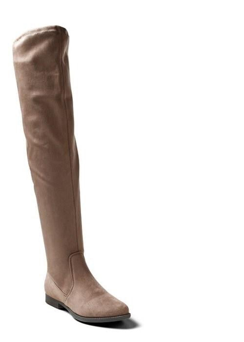 BOUTIQUE Taupe Over The Knee Boot Size 8