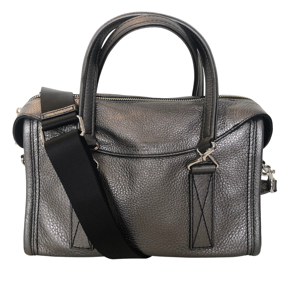 MARC JACOBS Silver Metallic Handbag/Crossbody