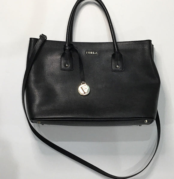 FURLA LINDA Black Tote