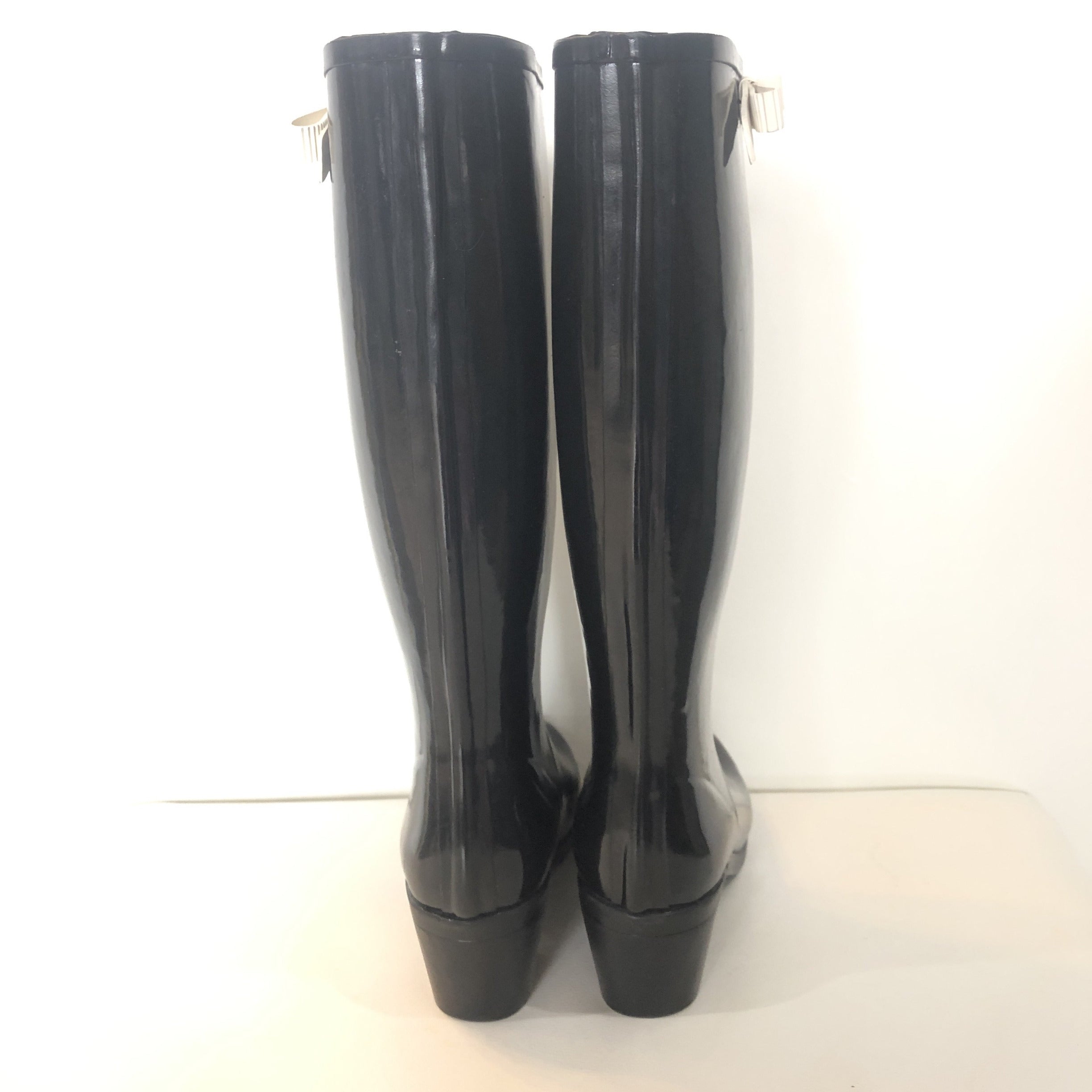 Kate spade rain boots with bow hotsell