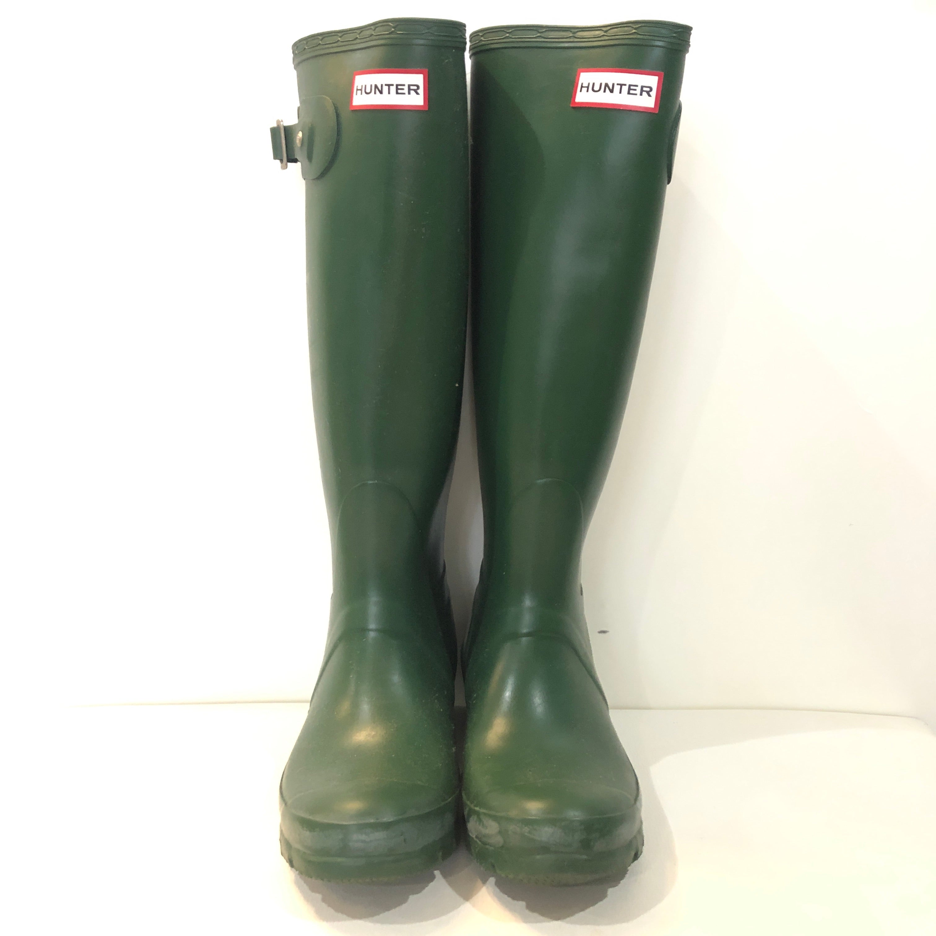 HUNTER BOOTS Hunter Green Original Tall Rain Boot – Style