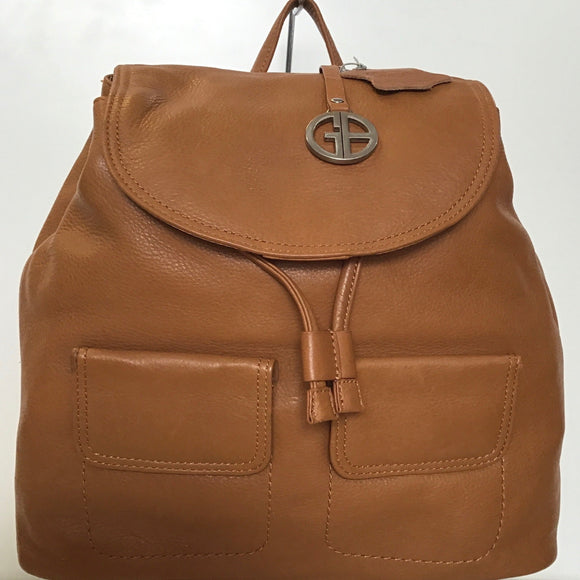 GIANI BERNINI Brown/Tan Mini Backpack