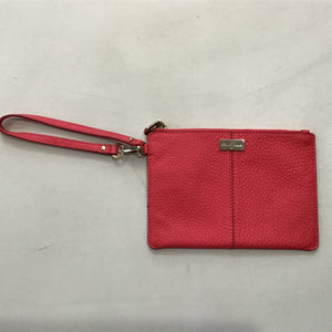 COLE HAAN Red Leather Wristlet