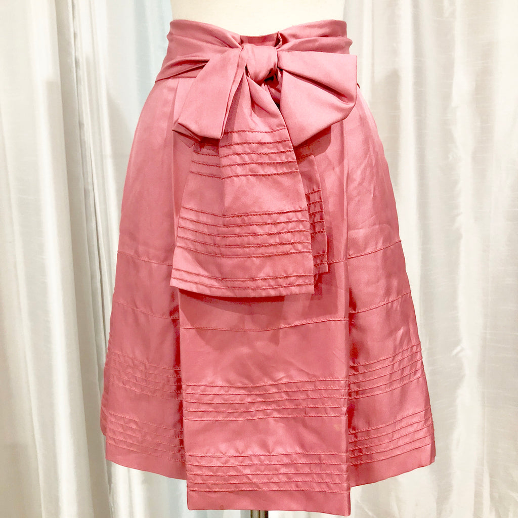 Z SPOKE By Zac Posen Pink Silk Skirt Size 6