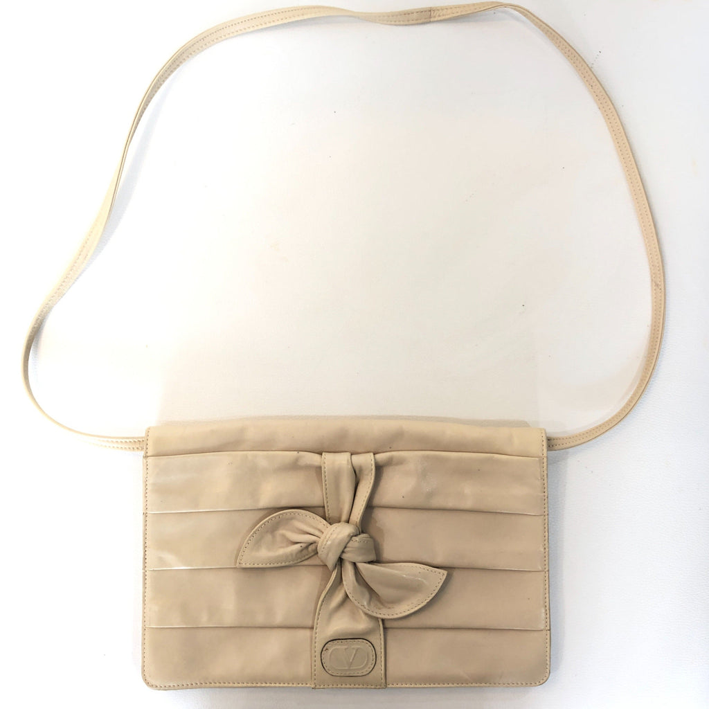 Valentino cream clutch Clearance