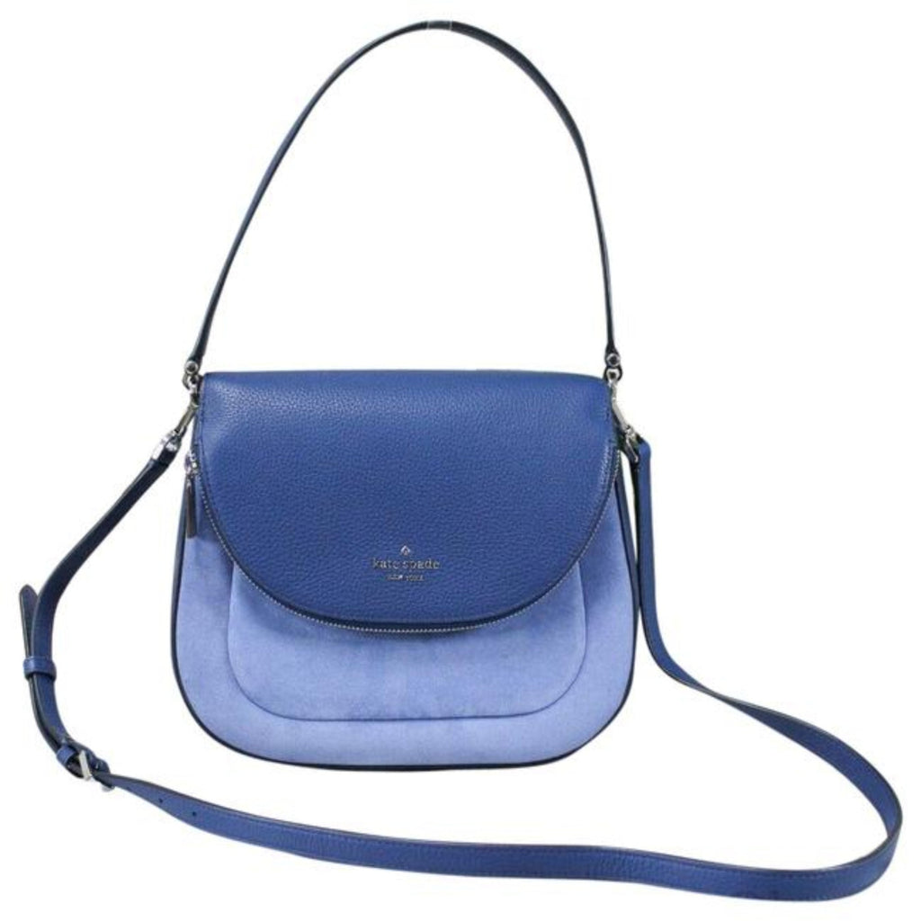 KATE SPADE NEW YORK Blueberry Leila Medium Flap Shoulder Bag NWT